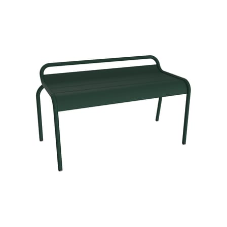 Banc empilable Luxembourg métal vert / Compact - 2 places / L 90 cm - Fermob