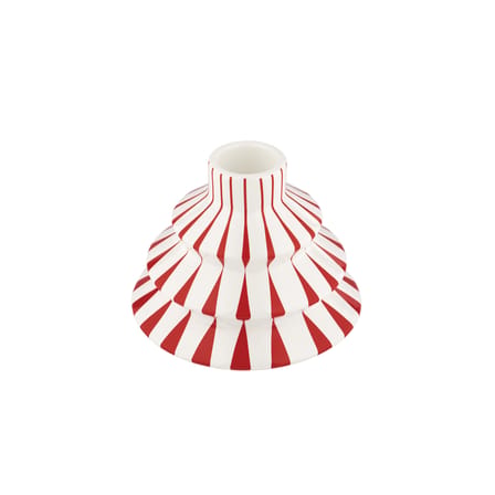 Bougeoir Delight céramique rouge / Décoré à la main - Alessi