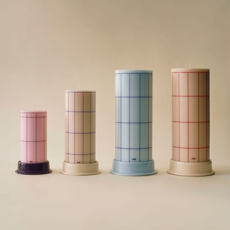 Bougie bloc Column / Ø 9 x H 25 cm - Hay