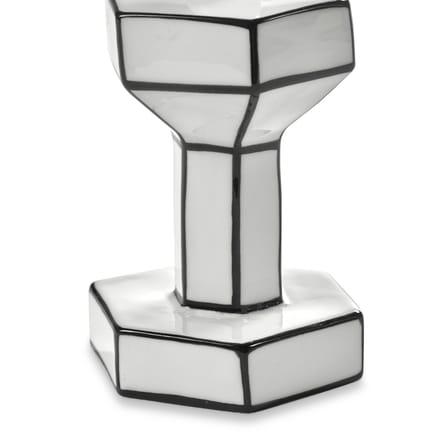 Carte Blanche Candle stick ceramic white / Small - H 11.5 cm - Serax