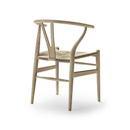 Chaise CH24 - Wishbone Chair bois naturel / Hans J. Wegner, 1950 - Corde de papier - CARL HANSEN & SON