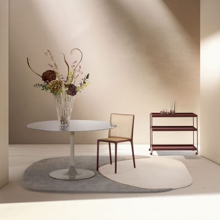 Chaise empilable Belvedere Vienna / INDOOR - Tressage rotin - Kartell