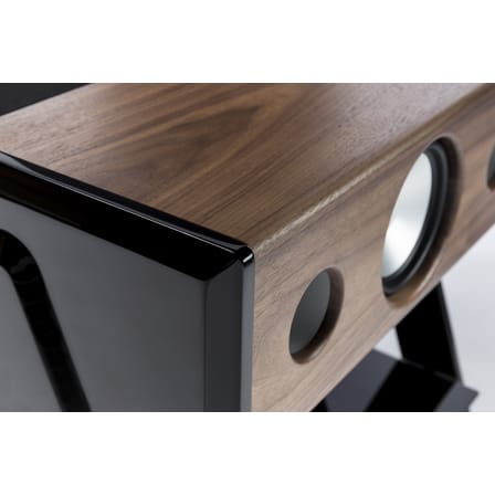 Enceinte Bluetooth Cube noir bois naturel / Thruster 2.1 - La Boîte Concept