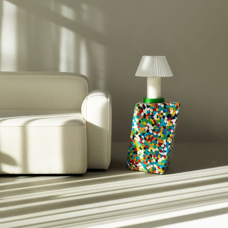 Delta Proust End table plastic material multicoloured - Normann Copenhagen