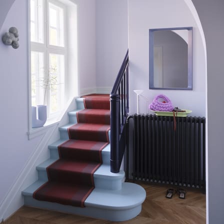 Miroir mural Arced bois violet / 80 x 55 cm - Muuto