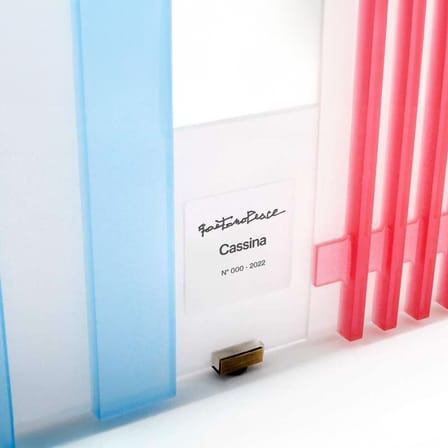 Paravento Tramento a New York materiale plastico multicolore / Gaetano Pesce, 2020 - CASSINA