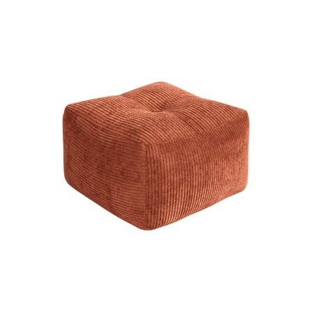 Pouf Buddy tessuto arancione / 50 x 50 cm - KARUP
