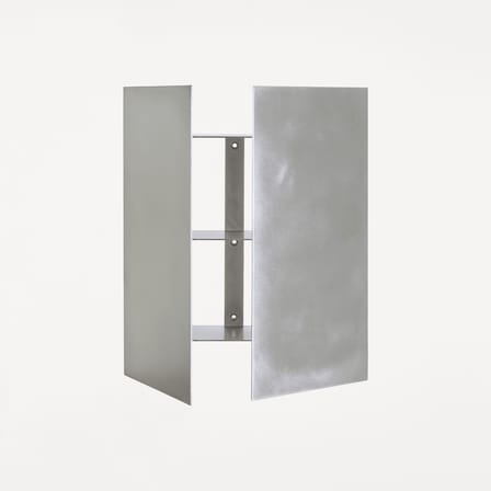 Rangement mural Sheet Cabinet métal / 2 portes - L 59,6 x H 59,6 x P 16 cm - Frama