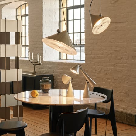 Sospensione Pose LED metallo beige / Ø 43 x H 30 cm - Girevole - Tom Dixon