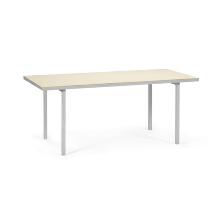 Table rectangulaire Alu table métal beige / 180 x 85 cm - (indoor/outdoor) - valerie objects