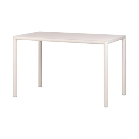 Table rectangulaire Piave blanc / 120 x 70 cm - Stratifié texturé - NARDI