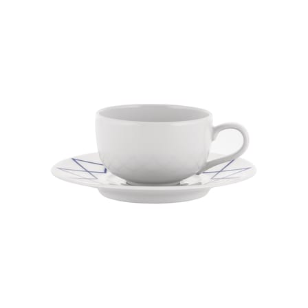 Tasse à espresso La Bella Tavola céramique blanc / 8 cl - Ettore Sottsass - Alessi
