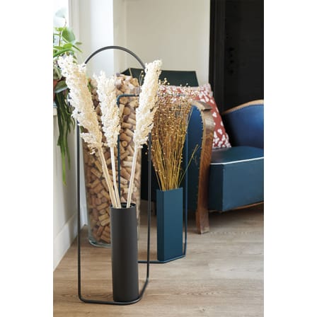 Vase Itac métal bleu / Cylindrique - L 26 x H 76 cm - Fermob