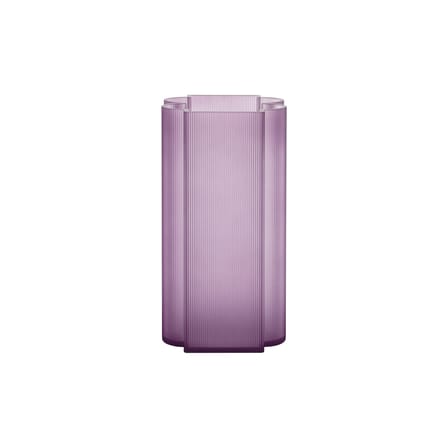 Vase Okra plastique violet / H 34 cm - Recyclé / Patricia Urquiola, 2023 - Kartell