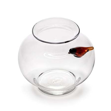 Vase Perch verre transparent / Small - Ø 24 x H 20 cm - Serax