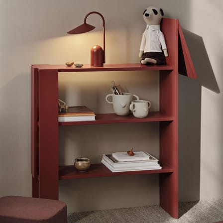 Arum LED Wireless rechargeable lamp metal red - Ferm Living