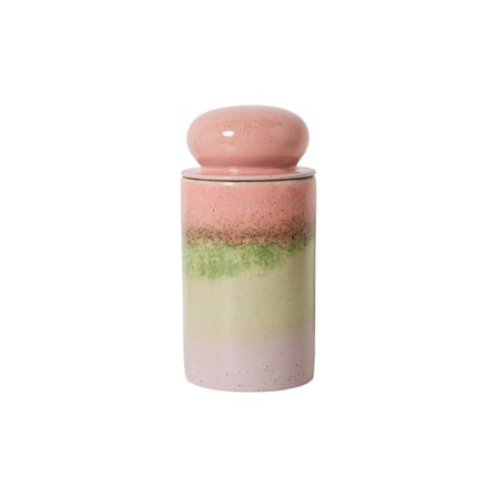Boîte hermétique 70s ceramics céramique rose / Ø 11 x H 22,5 cm - HK LIVING