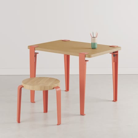 Bureau enfant / 70 x 50 cm - Chêne - TIPTOE