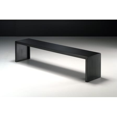 Banc Big Irony métal noir / L 210 cm - Zeus
