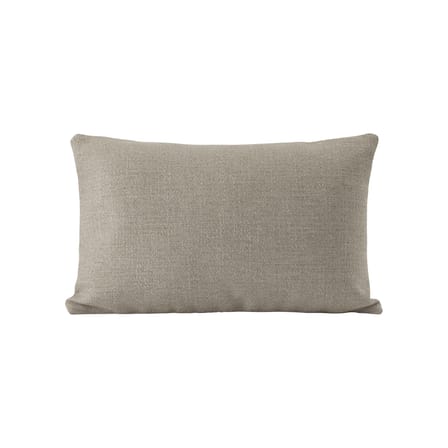 Coussin Mingle tissu beige / 55 x 35 cm - Bicolore - Muuto