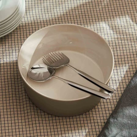 Couverts à salade Collo-Alto métal - Alessi