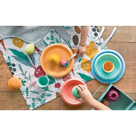 Couverts enfant Giro Kids métal / 3 pièces - Alessi