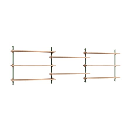 Étagère Wall Shelving – ws.65.3 bois naturel / L 239 x H 65 x Prof. 17,5 cm - MOEBE