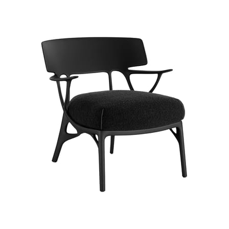 Fauteuil rembourré A.I. Lounge / Conçu par intelligence artificielle - Recyclé - Kartell