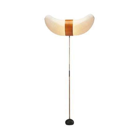 Lampadaire Akari  BB3-33S papier beige /Isamu Noguchi, 1951 - L 75 x H 170 cm - Vitra