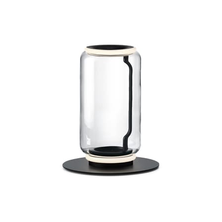 Lampadaire Noctambule Cylindre 1 verre transparent / LED - H 50 cm - Flos