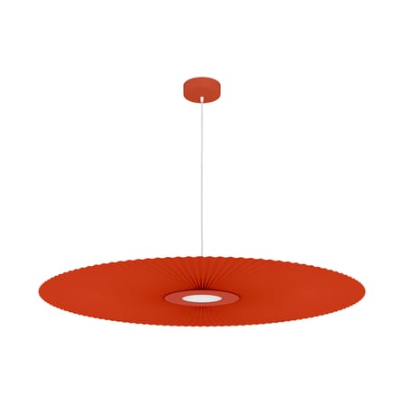 Carmen Pendant textile orange Large LED / Ø 120 cm - Hartô