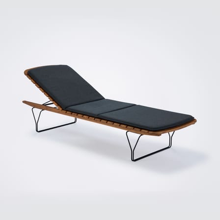 Schrägstellbarer Liegestuhl Molo holz natur / Bambus - Verstellbar - Houe