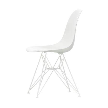 Sedia DSR - Eames Plastic Side Chair materiale plastico bianco / (1950) - Gambe bianche - Vitra