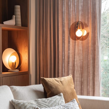 Suspension Toledo verre orange - It's about Romi