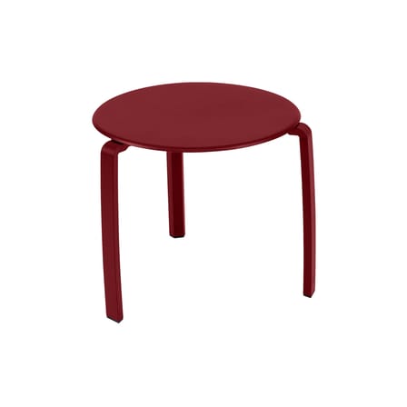 Table basse Alizé métal rouge / Ø 48 cm - Fermob