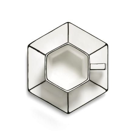 Set de 2 tasses à espresso + soucoupes Carte Blanche - Serax