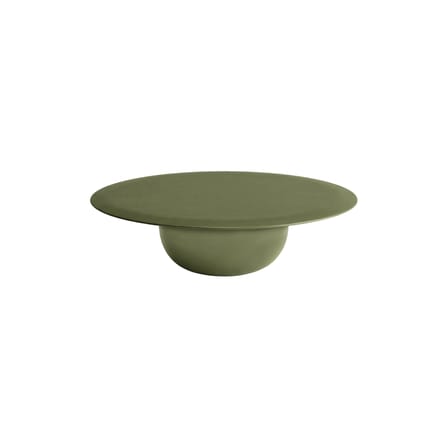 Tavolino Alfarè pietra verde / Ø 110 x H 30 cm - Cemento - Zanotta