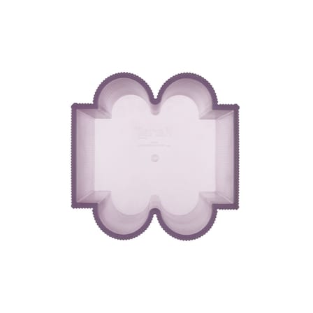 Vase Okra plastique violet / H 34 cm - Recyclé / Patricia Urquiola, 2023 - Kartell