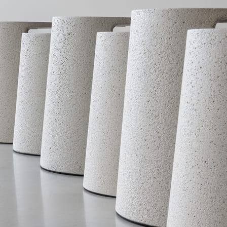 Table d'appoint Ancora béton gris / Ø 28,5 x H 42,5 cm - Magis