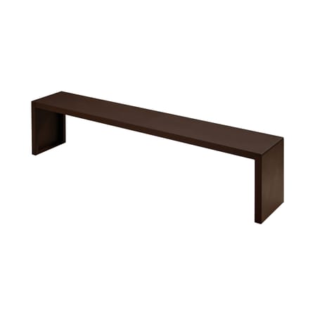 Banc Rusty Irony métal orange / L 130 cm - Zeus