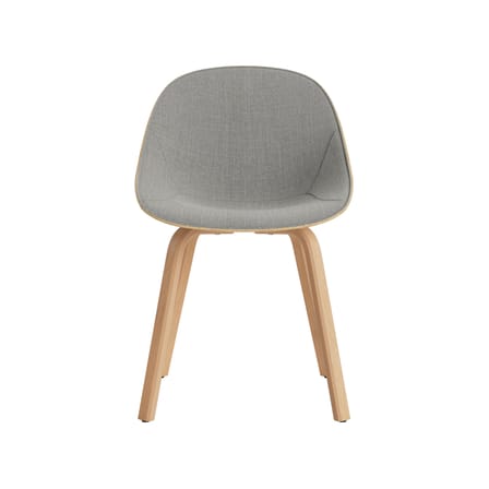 Chaise rembourrée Mat / Chanvre - Pieds hêtre - Normann Copenhagen