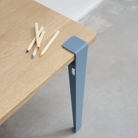  Children's desk wood blue / 70 x 50 cm - Oak - TIPTOE