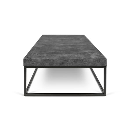 Adelaïde Coffee table wood grey / 120 x 75 cm x H 38 cm - Concrete-effect melamine - POP UP HOME
