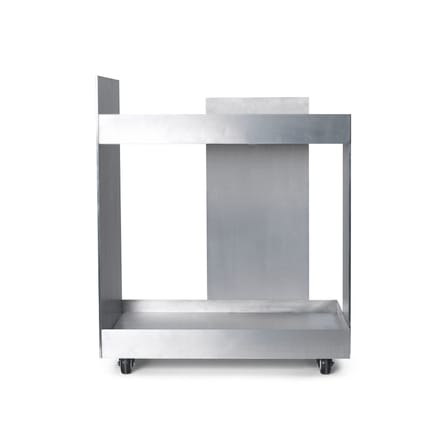 Desserte Lager métal / 60 x 38 x H 70,5 cm - Aluminium - Ferm Living