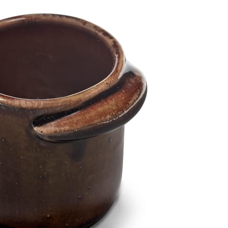 Espressotasse Out of Lines keramik braun / Set von 2 - Ø 6,3 x H 6,4 cm - Serax
