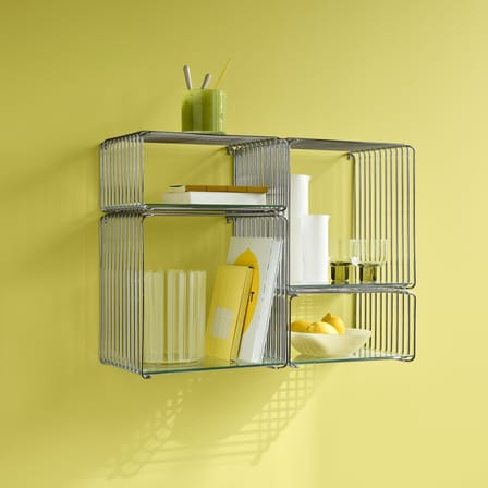 Etagère Panton Wire Single Cube / 34,8 x H 34,8 x P 25,7 cm - Verner Panton, 1971 - MONTANA