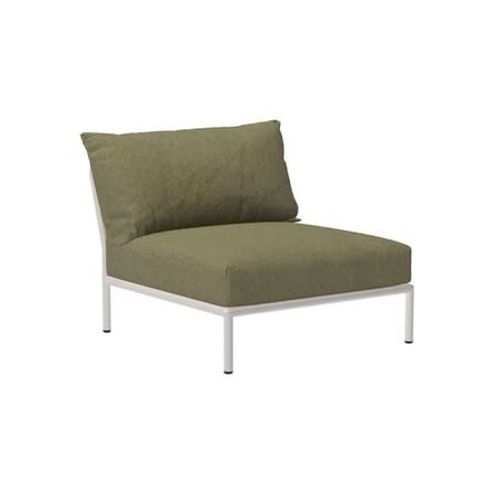 Chauffeuse Level 2 tissu vert / Dossier extra moelleux - Houe