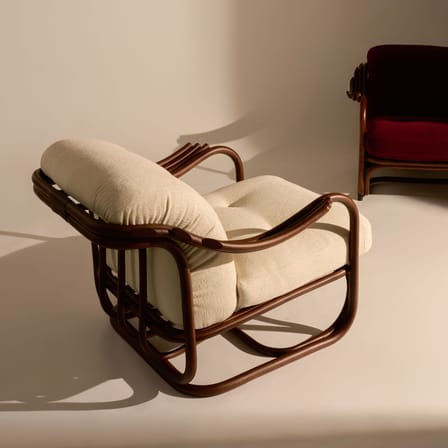 Fauteuil rembourré Tria / Réédition 1973 - Gubi