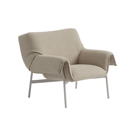 Fauteuil rembourré Wrap tissu beige - Muuto