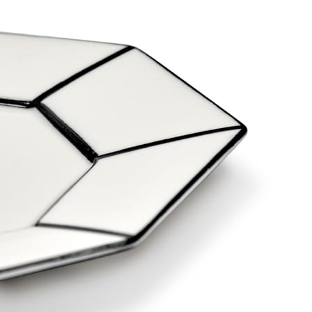 Glasteller Carte Blanche keramik weiß / Set von 2 - Ø 18.5 cm - Serax